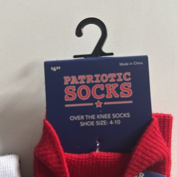 Patriotic over the knee socks - Picture 2 of 3